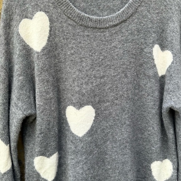 Madewell Heart Dot Balloon Sleeve Pullover Sweater Sz XS - Picture 4 of 13